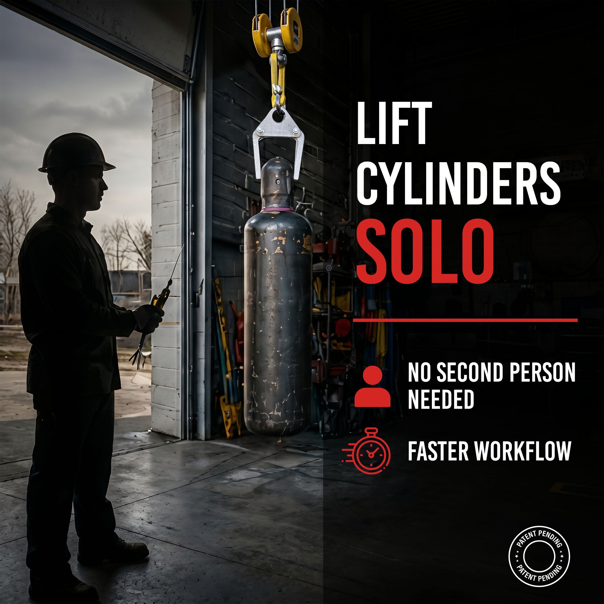Pivot Grip Welding Cylinder Lifting Device 6